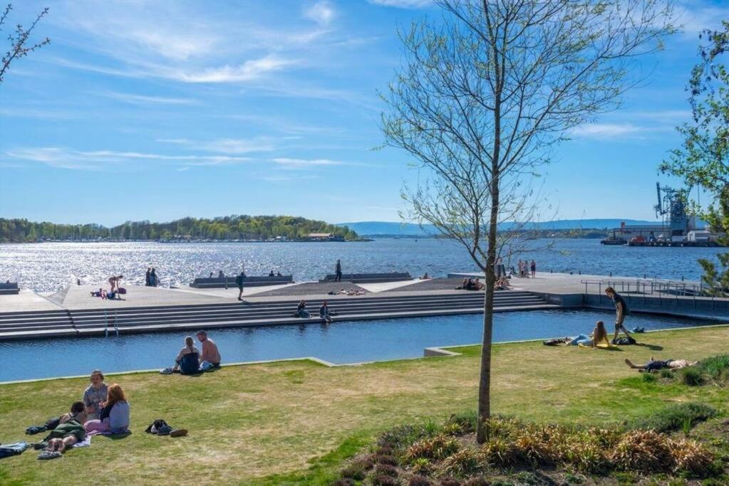 Luxury 2-Bedroom Apartment With Seaview In Oslo City Center المظهر الخارجي الصورة